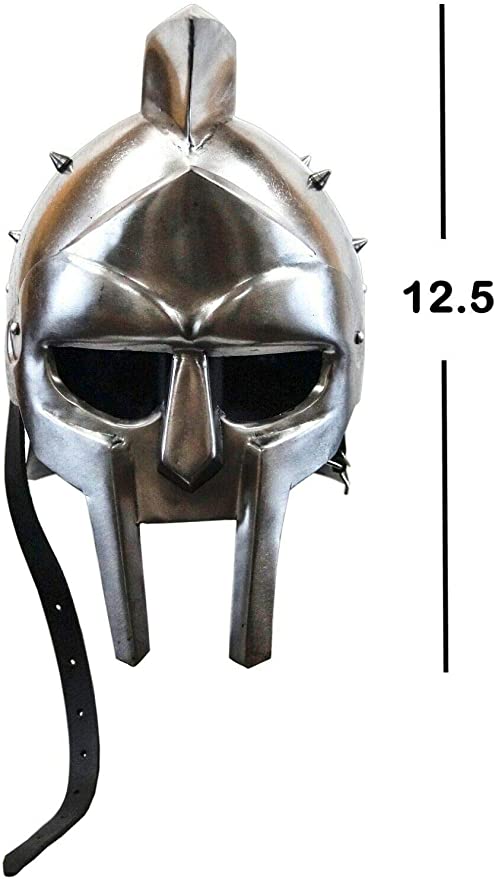 Medieval Gladiator Movie Replica Helmet Warrior Armor Knight Adult Costume - Retro Handicrafts
