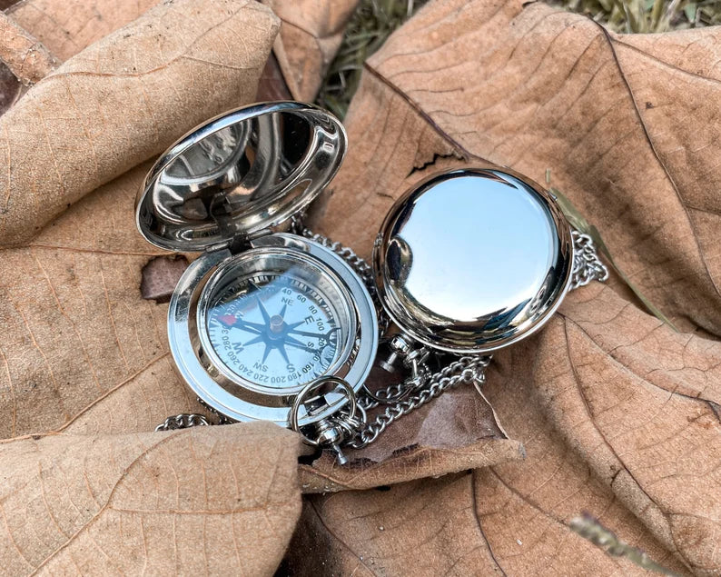 Nordic Compass, Custom Engraved Working Functional Compass