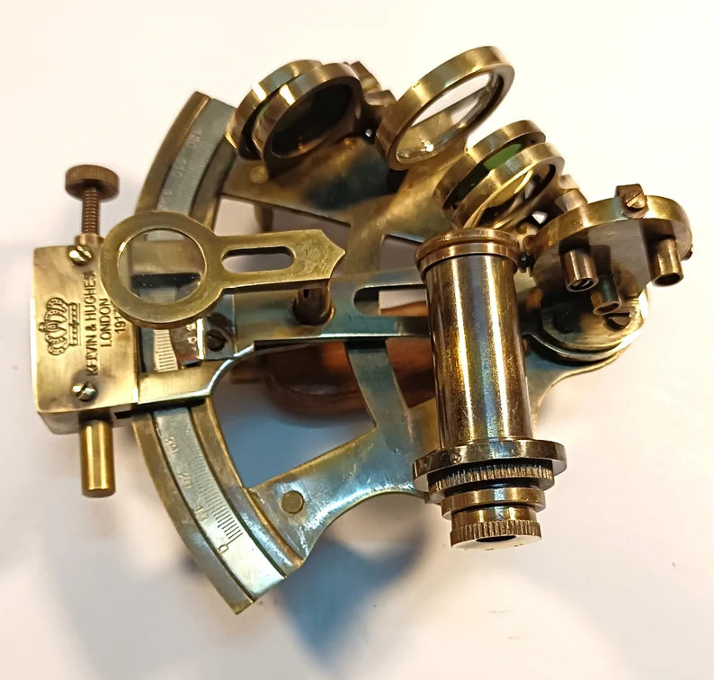 Nautical Sextant Vintage Marine Astrolabe Ship's Instruments