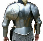 16Ga Sca Steel Medieval Half Body Lady Armor Suit With Cuirass & Pauldrons , Female knight, Warrior Girl Set Chain Mail - Retro Handicrafts