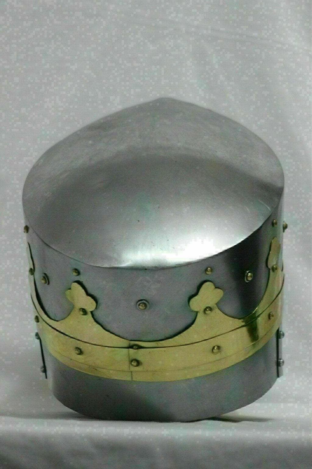 18 gauge Medieval Crusader Great Helmet knight Templar Helmet - Retro Handicrafts