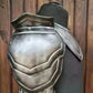 18G Steel LARP Pauldrons and Gorget for Knight Armor - Perfect for Historical Reenactments