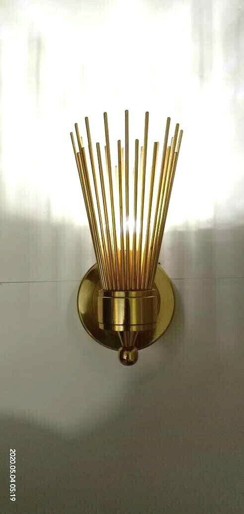 1950 Mid Century Brass Sputnik Skyla Wall Fixture Sconce Lamps Lighting lamp - Retro Handicrafts