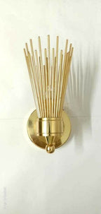 1950 Mid Century Brass Sputnik Skyla Wall Fixture Sconce Lamps Lighting lamp - Retro Handicrafts