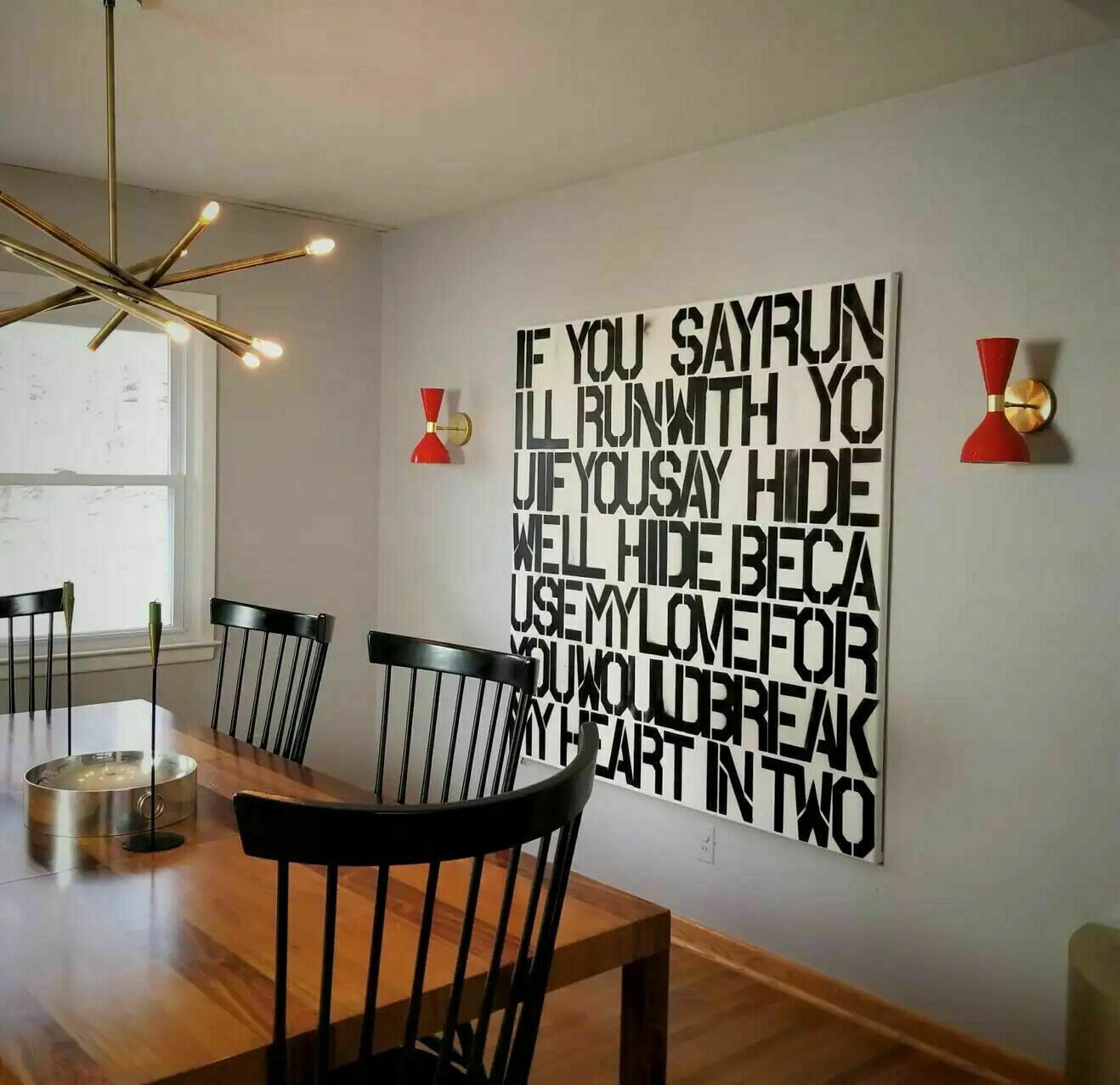 1950's Mid Century Brass Italian Diabolo Wall Sconce Light - Fixture 2 Bulb Pair - Retro Handicrafts