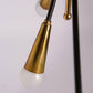 1950's Mid Century Brass Sputnik Italian Chandeliers Ceiling Light Fixture 15 - Retro Handicrafts