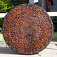 24” Vintage Authentic Battle-Worn Viking Wooden Shield - Medieval