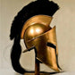 300 movie Great king Leonidas spartan Helmet, fully functional medieval Replica wearable helmet, solid steel with inner leather liner Helmet - Retro Handicrafts