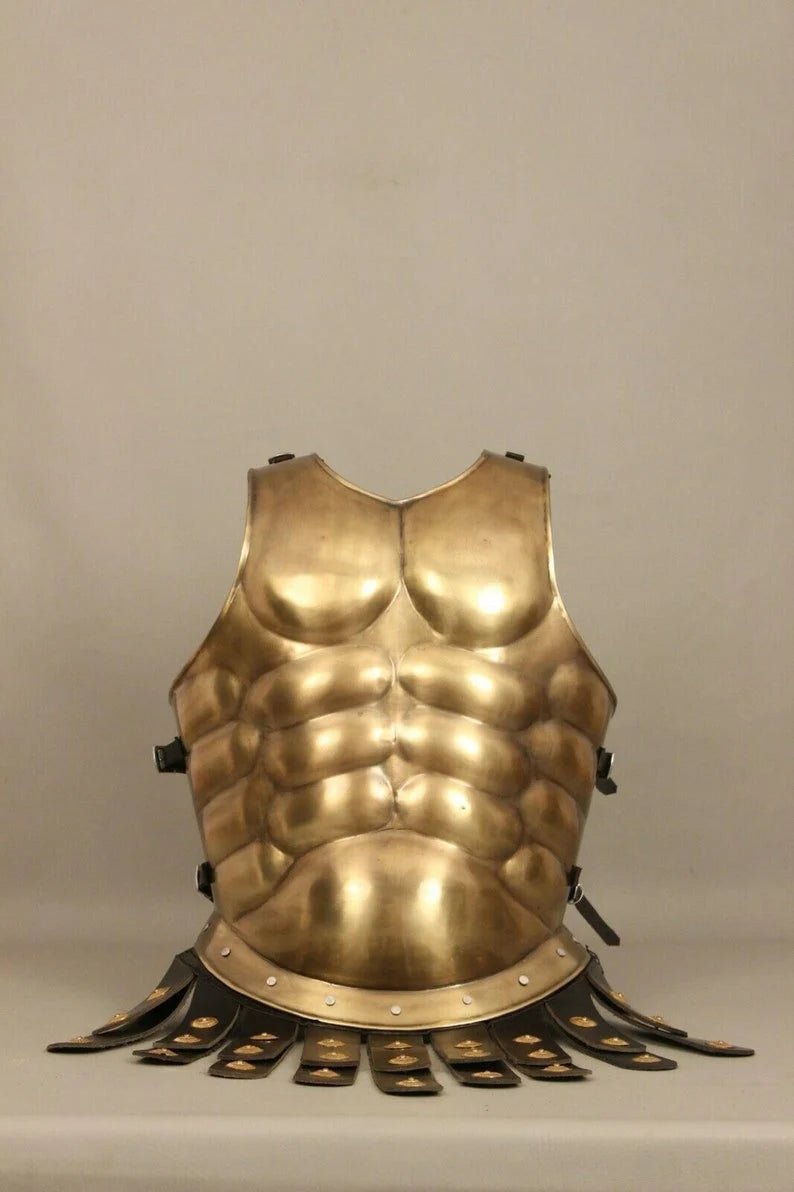 300 Movie Warrior Costume ~ Spartan King Warrior Armour - muscle armor - Retro Handicrafts