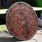 24” Vintage Authentic Battle-Worn Viking Wooden Shield - Medieval