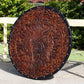 24” Vintage Authentic Battle-Worn Viking Wooden Shield - Medieval