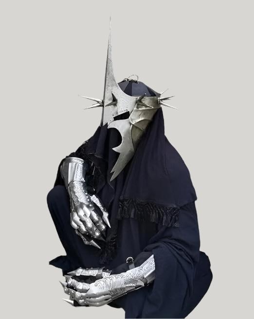 Lord of the Rings Medieval Nazgul Witch King Full Body Armor Cosplay Halloween Costume