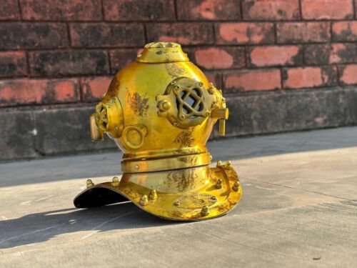 7'' Diving Divers Helmet U.S Navy Mark V Deep Sea Antique Scuba Vintage Gift - Retro Handicrafts