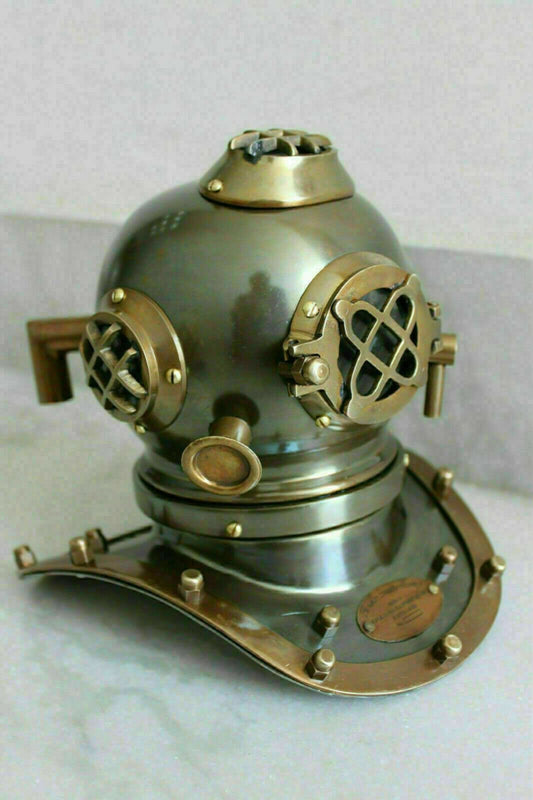 7" US Navy Mark V Maritime Vintage Deep Sea Scuba Divers Diving Mini Helmet Gift - Retro Handicrafts