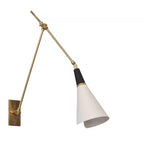 Adjustable Brass Wall Lamp Handmade Vintage SCICCOSO II Brass Wall Lamp , Handcrafted Wall Lamp Light Kitchen Bedside Bathroom Reading - Retro Handicrafts