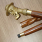 Aluminum Designer Sherlock Holmes Handle Walking Stick Cane - Retro Handicrafts