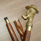 Aluminum Designer Sherlock Holmes Handle Walking Stick Cane - Retro Handicrafts