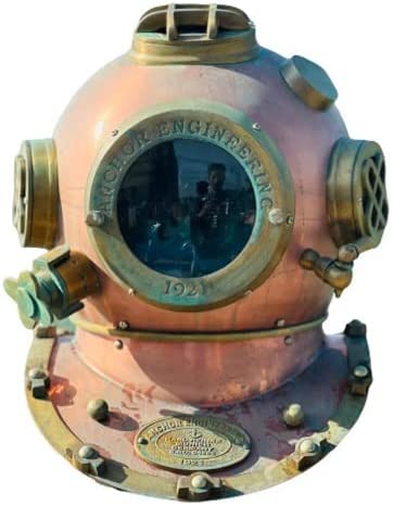 Anchor Engineering 1921 Diving Helmet Scuba Diving Divers Helmet 18'' - Retro Handicrafts