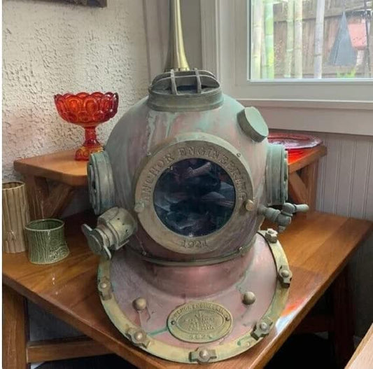 Anchor Engineering 1921 Diving Helmet Scuba Diving Divers Helmet 18'' - Retro Handicrafts