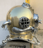 Antique Boston Diving Helmet Vintage Divers Deep Sea US Navy Mark V - Retro Handicrafts