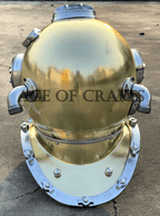 Antique Boston Diving Helmet Vintage Divers Deep Sea US Navy Mark V - Retro Handicrafts
