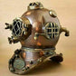 Antique Heavy Diving Helmet Bronze US Navy Mark V Marine Scuba Divers Helmet 18" - Retro Handicrafts