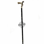 Antique Nautical Gift HEAD Brass Victorian Design Wooden Walking Cane Stick item - Retro Handicrafts