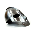 Armor Helmet with Teeth Medieval Warrior Armor, Chrome (19851) - Retro Handicrafts