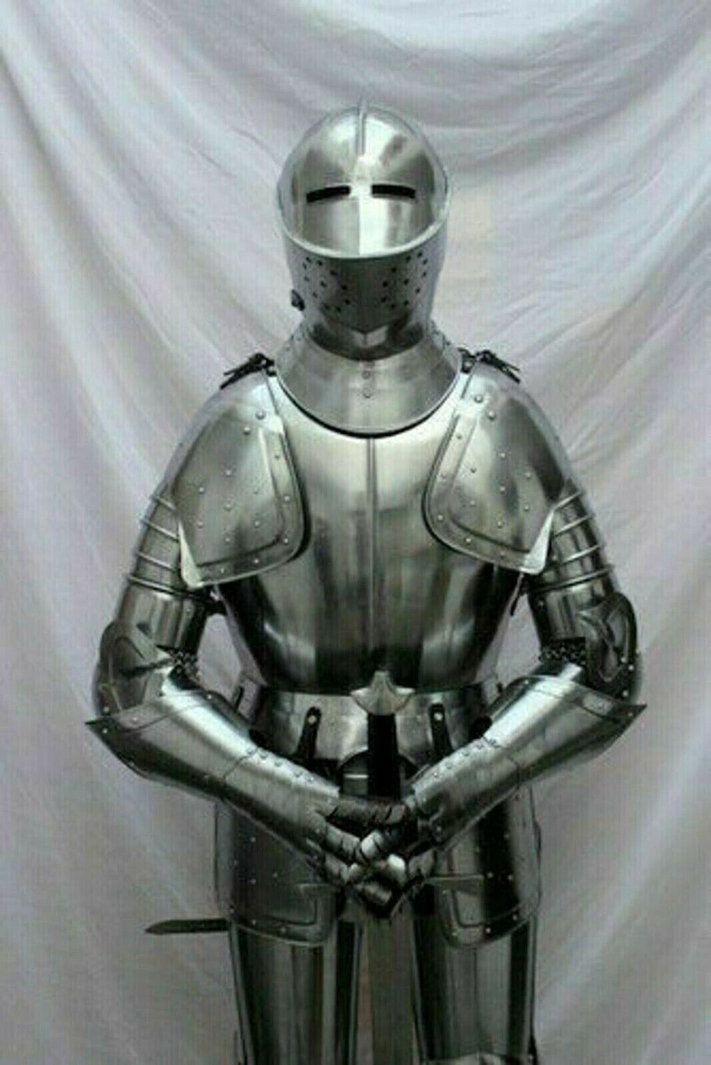 Armor Medieval knight suit of Armor crusader combat full body wearable Suit - Retro Handicrafts