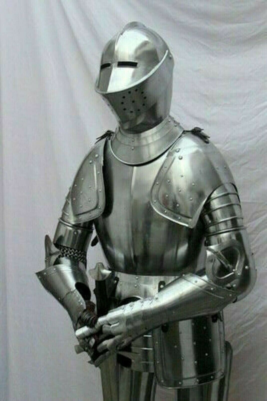 Armor Medieval knight suit of Armor crusader combat full body wearable Suit - Retro Handicrafts