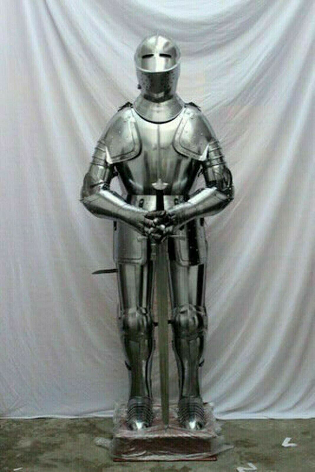 Armor Medieval knight suit of Armor crusader combat full body wearable Suit - Retro Handicrafts