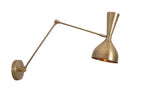 Articulated Modern Brass Sconce Midcentury Modern Stilnovo Style Wall Lamp Modern Wall Lamp Light, Bed Reading Light Lamp Kitchen 2 light - Retro Handicrafts