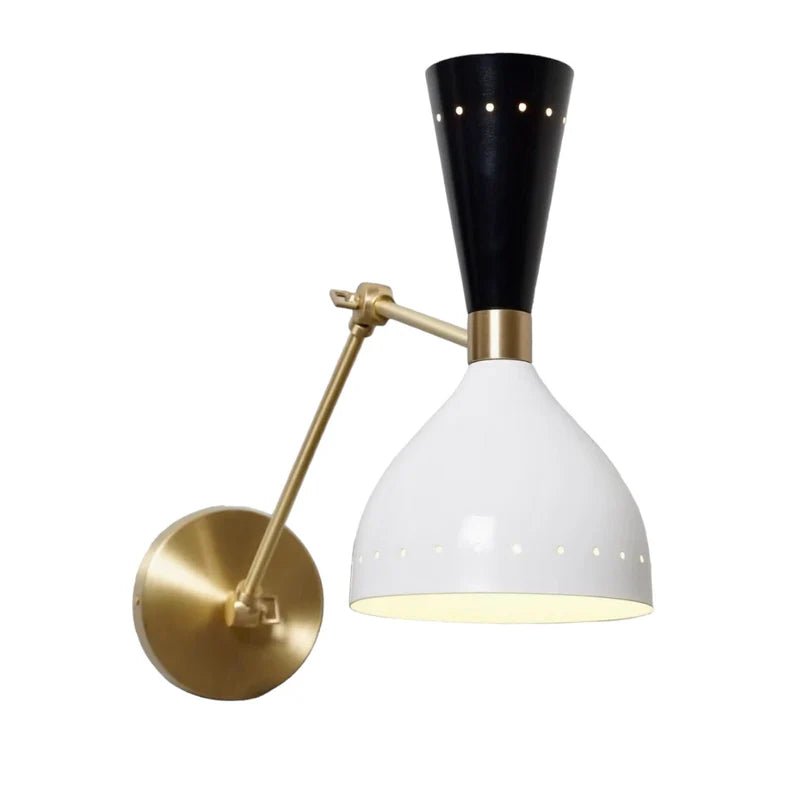Articulated Modern Brass Sconce Midcentury Modern Stilnovo Style Wall Lamp Modern Wall Lamp Light, Bed Reading Light Lamp Kitchen 2 light - Retro Handicrafts