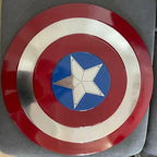 Avengers 22'' Captain America Shield Metal Prop Replica - Screen Accurate 1:1 Scale - Retro Handicrafts