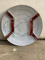 Avengers 22'' Captain America Shield Metal Prop Replica - Screen Accurate 1:1 Scale - Retro Handicrafts