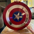 Avengers 22'' Captain America Shield Metal Prop Replica - Screen Accurate 1:1 Scale - Retro Handicrafts