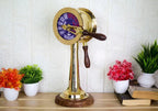 Big Telegraph Handcrafted, Brass Engine Room Order Telegraph, Bell Sound Lever Movement Wooden - Retro Handicrafts