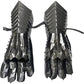 Black Medieval Nazgul Wearable Gloves Set Pair Armour Battle Steel Armor Gauntlets Gift For Him, Men Gifts Costume Fathers Gift Christmas - Retro Handicrafts