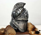 Blackened 18 Gauge Steel Medieval Legionnaire Fantasy Helmet - Retro Handicrafts