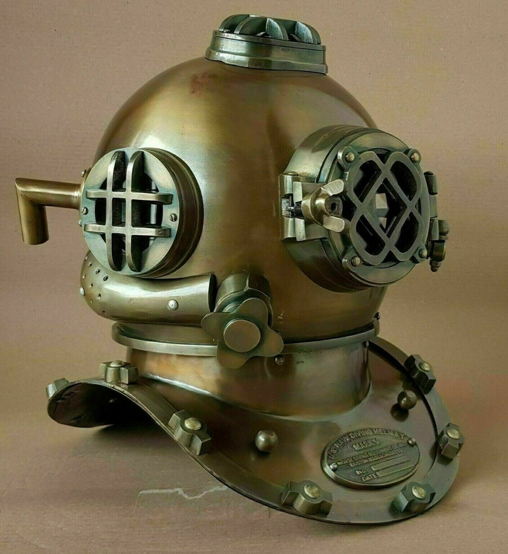 Boston Diving Helmet USA Navy Mark V ~ Morse Deep Marine - Retro Handicrafts