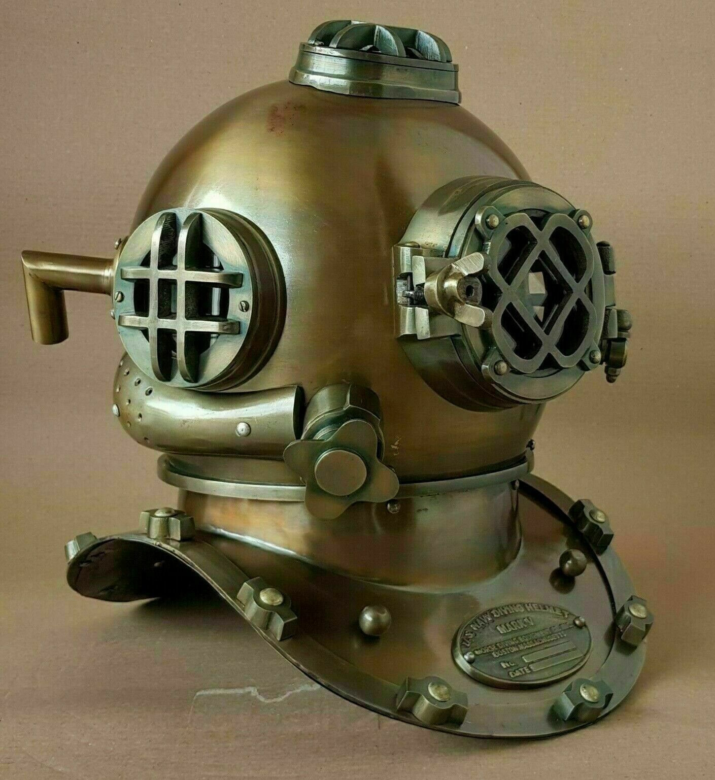 Boston Diving Helmet USA Navy Mark V ~ Morse Deep Marine - Retro Handicrafts