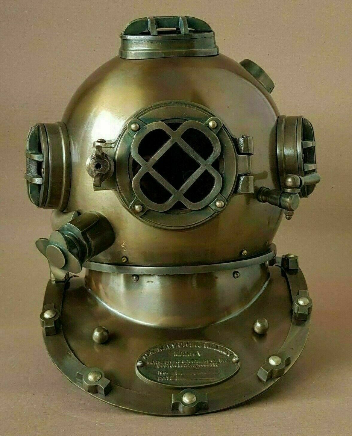 Boston Diving Helmet USA Navy Mark V ~ Morse Deep Marine - Retro Handicrafts