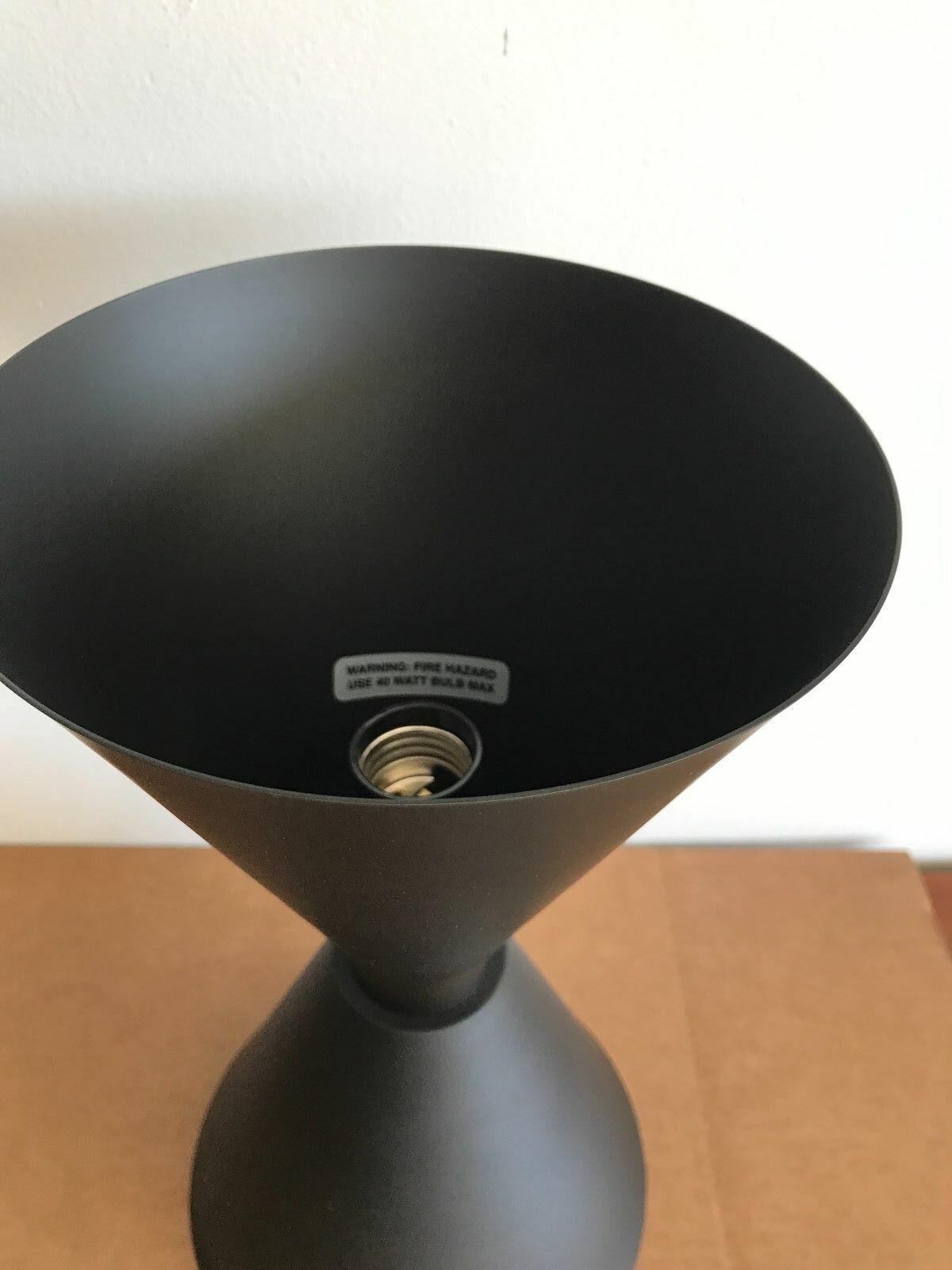 Bow Tie Black Wall Sconce Double Shade Mid Century Modern Brass Wall Fixture - Retro Handicrafts