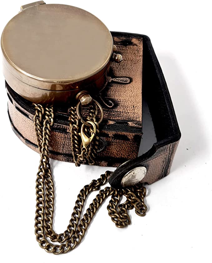 Brass Nautical Compass for son, grandson, daughter with engraved message, ideal for important events like Baptism and Graduation.