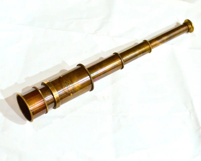 Brass Telescope, Personalized Engraved Telescope - Retro Handicrafts