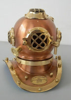 Brass Vintage Style Mark V US Navy Scuba Deep Mini Diving Divers Helmet Gift - Retro Handicrafts