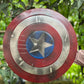 Captain America damaged Shield - Metal Prop Replica - screen Accurate Marvel Captain America's Shield - Retro Handicrafts