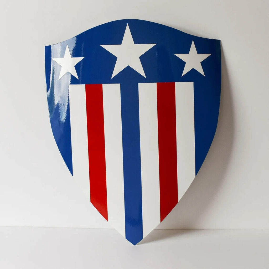 Captain America Heater Shield 24'' Comic Style First Appearance Shield - Metal - Retro Handicrafts