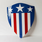 Captain America Heater Shield 24'' Comic Style First Appearance Shield - Metal - Retro Handicrafts
