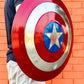 Captain America Shield Replica | Winter Soldier Metal Prop | Avengers Costume Accessory | Ideal Halloween Gift - Retro Handicrafts